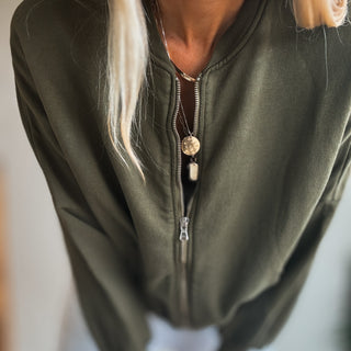 Ultimate zip MILITARY sweat bomber *NEW*