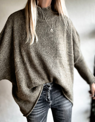 Milano KHAKI HIGH NECK jumper *NEW*