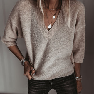 Alpaca Beige Ode knit