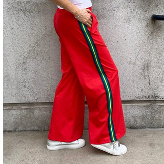 Red stripe joggers *NEW*