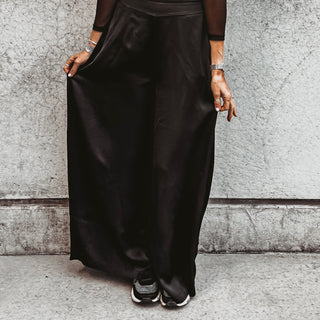 Black Verona palazzo pants