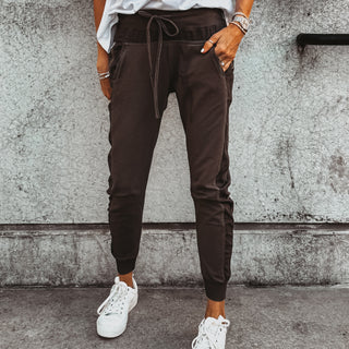 Deep chocolate brown ULTIMATE joggers