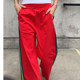 Red stripe joggers *NEW*