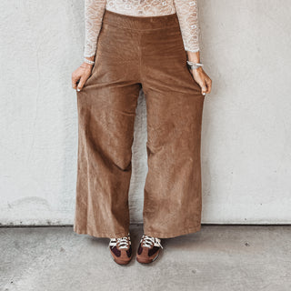 Ziggy baby cord CARAMEL trousers