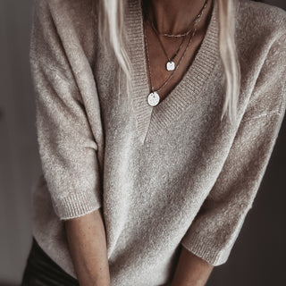 Alpaca Beige Ode knit