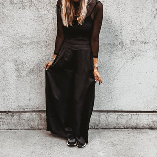 Black Verona palazzo pants