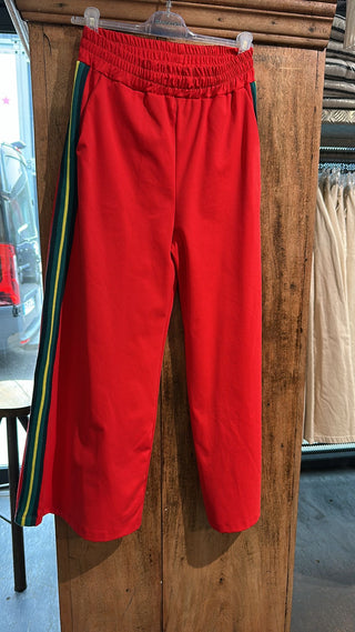 Red stripe joggers *NEW*