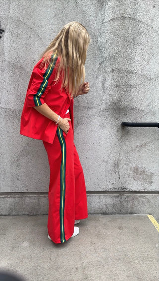 Red stripe joggers *NEW*