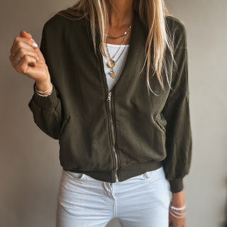 Ultimate zip MILITARY sweat bomber *NEW*