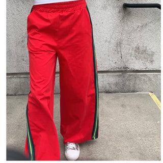 Red stripe joggers *NEW*
