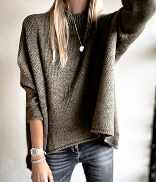 Milano KHAKI HIGH NECK jumper *NEW*