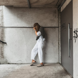 Bright white Jega joggers  *NEW*