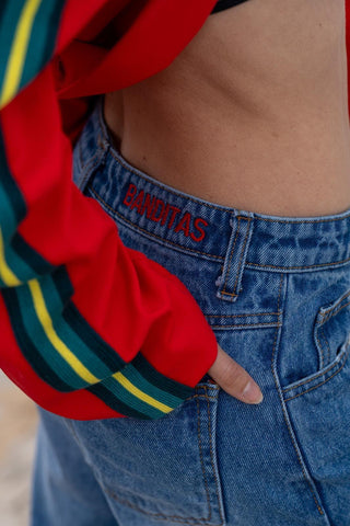 Red stripe boyfriend blazer *NEW*