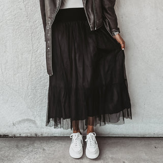Keval BLACK tulle skirt