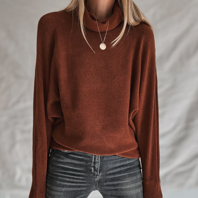 Tan Lane roll neck jumper *NEW*