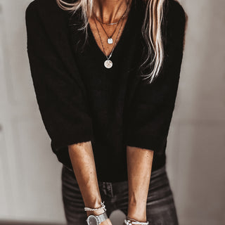 Alpaca Black Ode knit