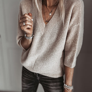 Alpaca Beige Ode knit