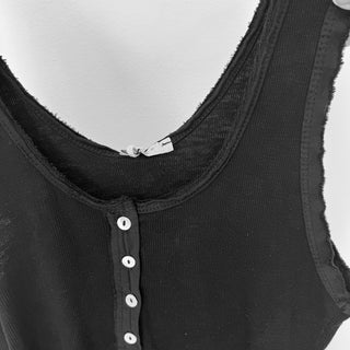 IBIZA tank top with buttons *LOTS OF COLOURS AVAILABLE* NEW!!