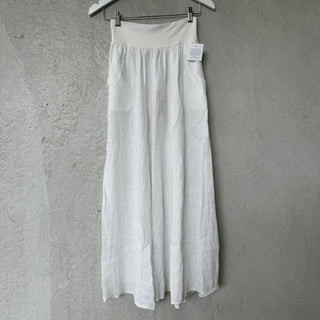 Loire linen WHITE skirt