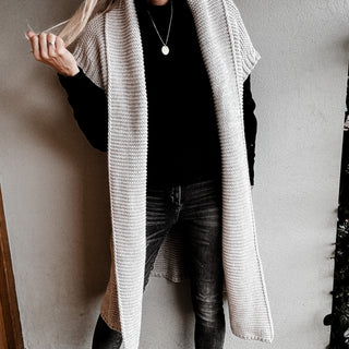 Soho kitted gilet OATMEAL *new*