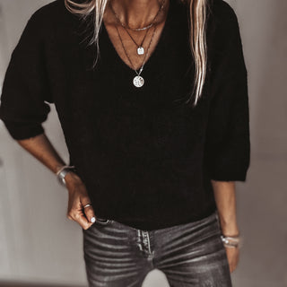 Alpaca Black Ode knit