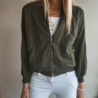 Ultimate zip MILITARY sweat bomber *NEW*