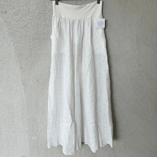 Loire linen WHITE skirt