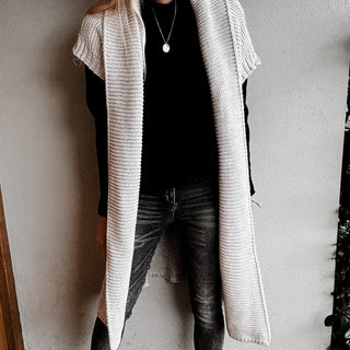 Soho kitted gilet OATMEAL *new*