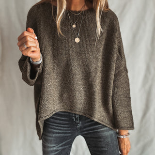 Milano KHAKI SCOOP NECK jumper *BACK IN STOCK*