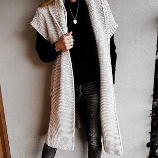 Soho kitted gilet OATMEAL *new*