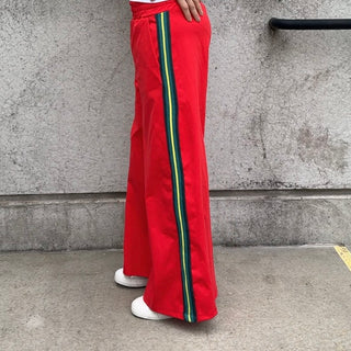 Red stripe joggers *NEW*