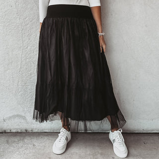 Keval BLACK tulle skirt