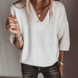 Alpaca Cream Ode knit