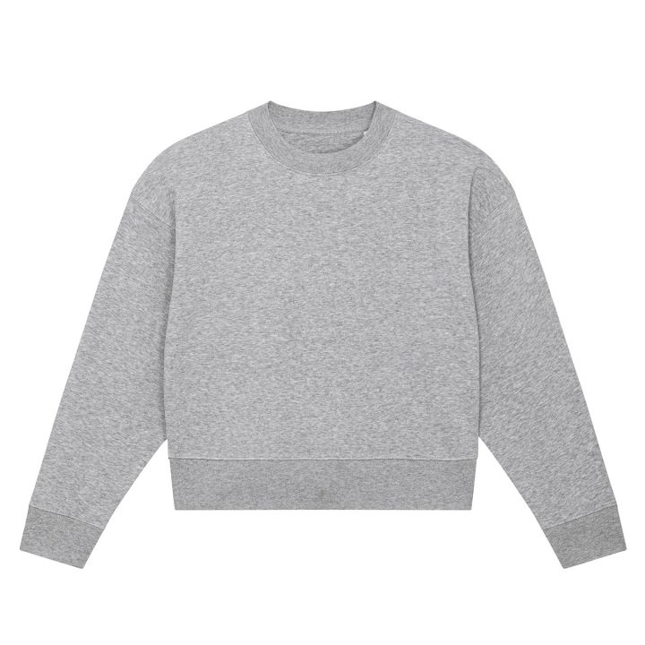 SAMPLE plain grey slightly cropped sweatshirt (size 10)