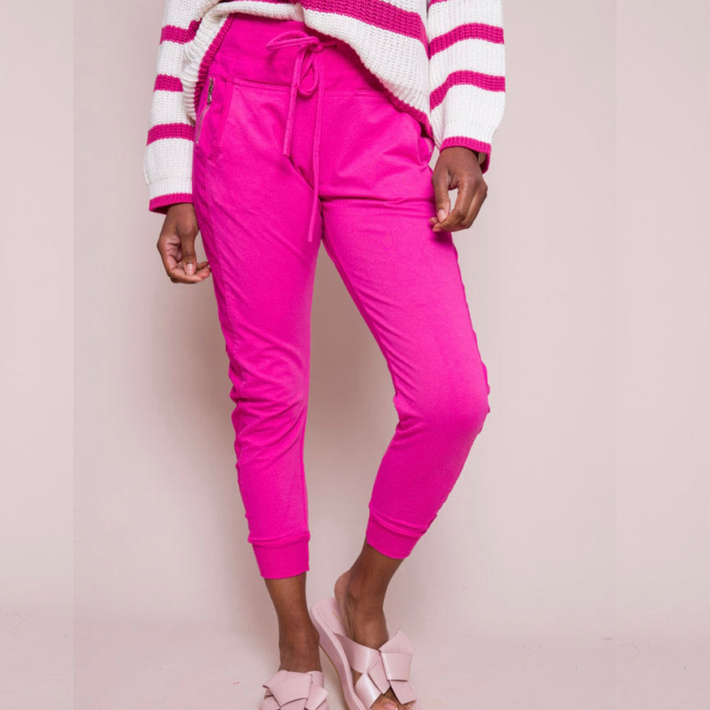 Hot pink ULTIMATE joggers – Lucy Dodwell