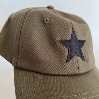 Khaki STAR baseball cap *NEW*