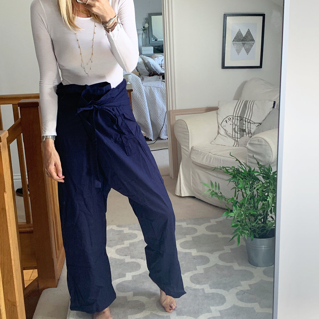 Navy Thai Fisherman pants