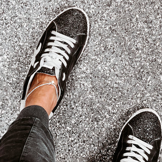 Little star grey string anklets