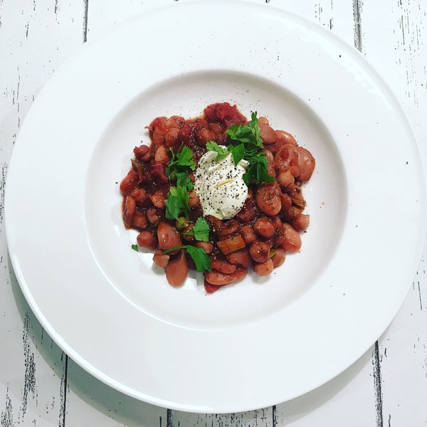 Slow cooking recipe: spicy bean casserole