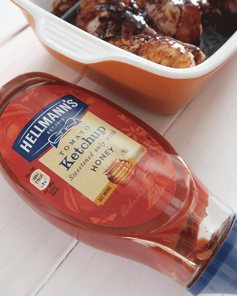 Loving this ketchup, sweetened with just honey!
