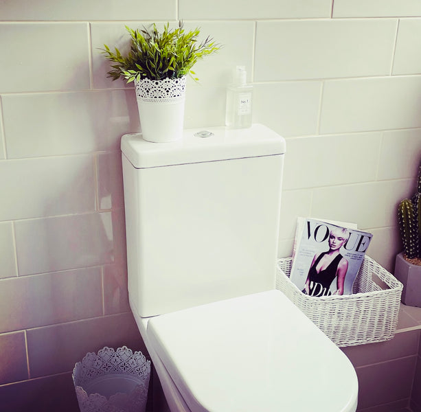 How to make a toilet look pretty!