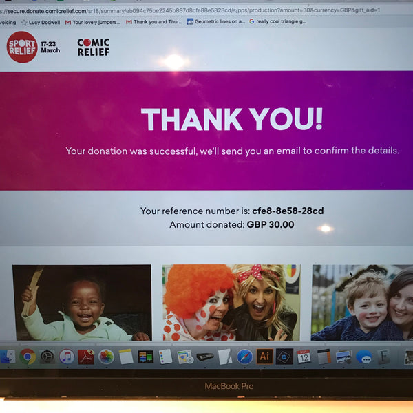 Donation to Sport Relief