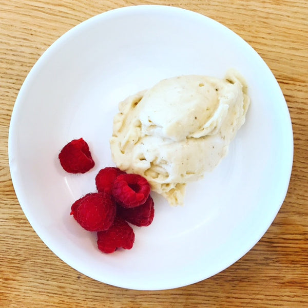 One ingredient banana ice cream!