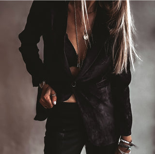 Black Lyon velvet blazer *NEW*