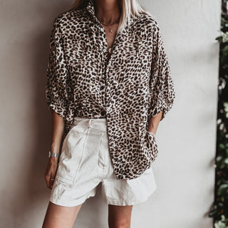 Slouchy leopard Blouse *NEW*