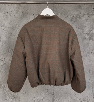 Taupe tweed style bomber blazer *NEW*