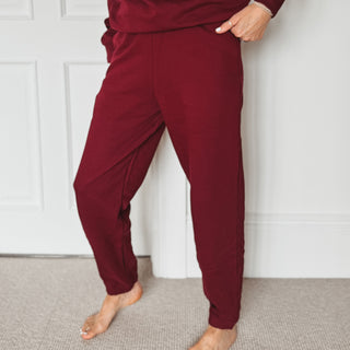 Burgundy College joggers *NEW*