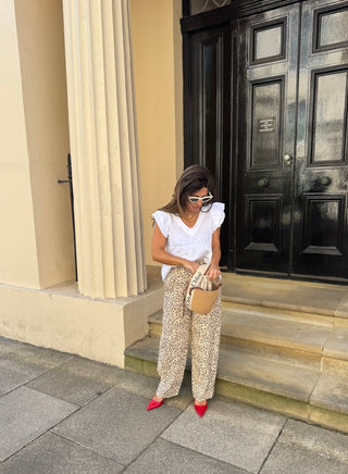 Linen Leopard chinos *NEW*