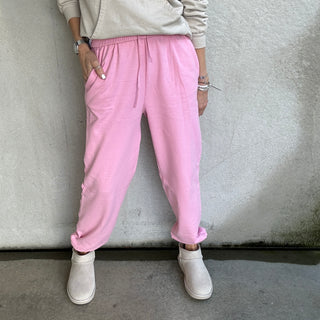 COLLEGE super slouchy PINK joggers *NEW*