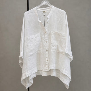 Amalfi linen white blouse *NEW*